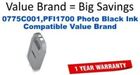 0775C001,PFI1700 Photo Black Compatible Value Brand ink